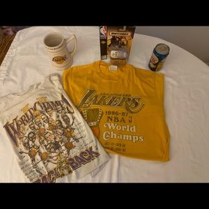 Vintage LA Lakers Memorabilia/collectibles.